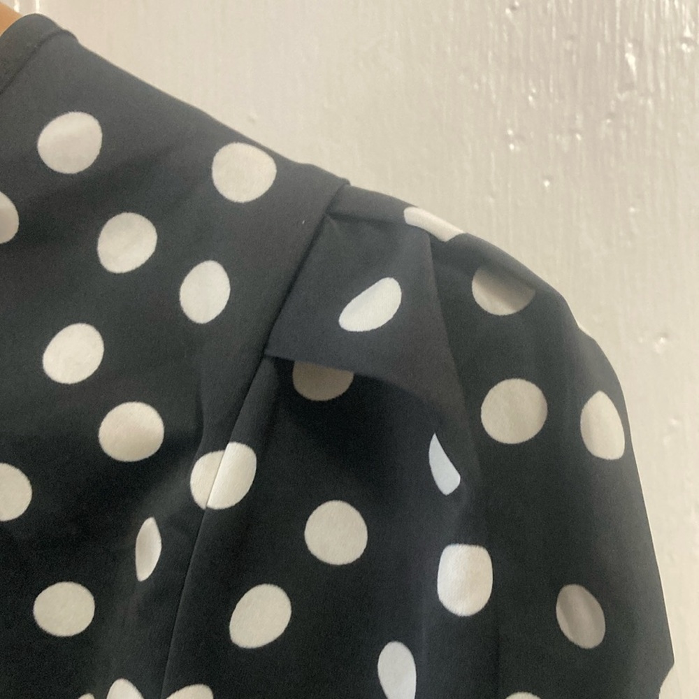A New Day Black and White Polka Dot Dress - Picture 5 of 7